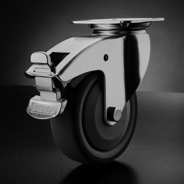 Apparathjul med bremse